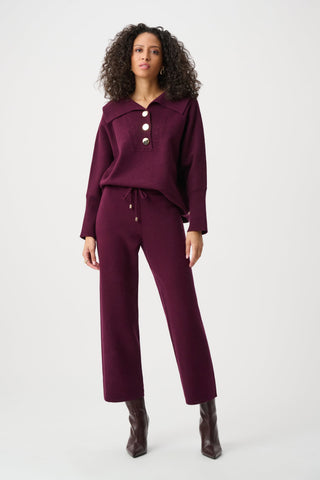 Joseph Ribkoff Brushed Viscose And Nylon Knit Pull-On Pants-263934