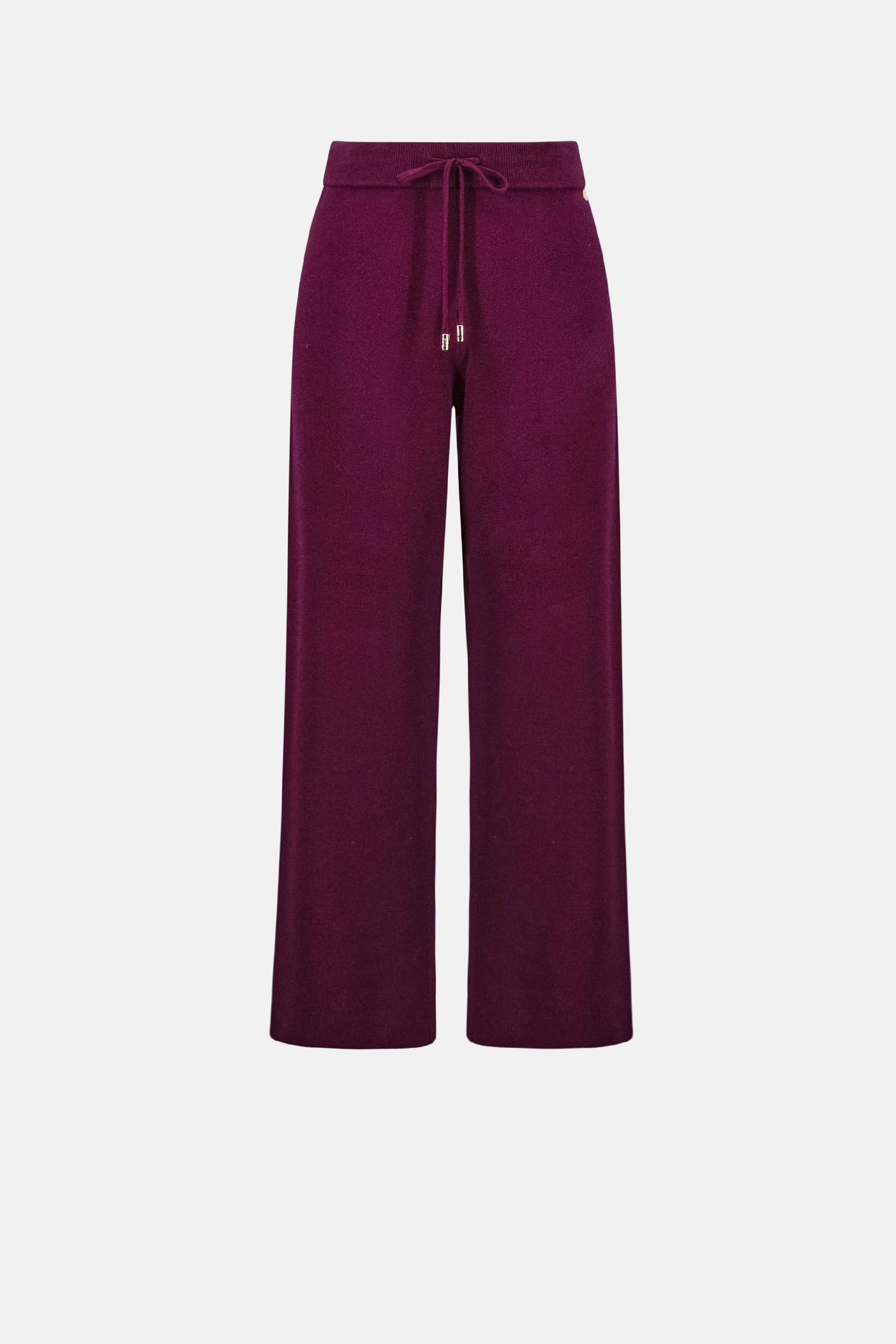 Brushed Viscose And Nylon Knit Pull-On Pants