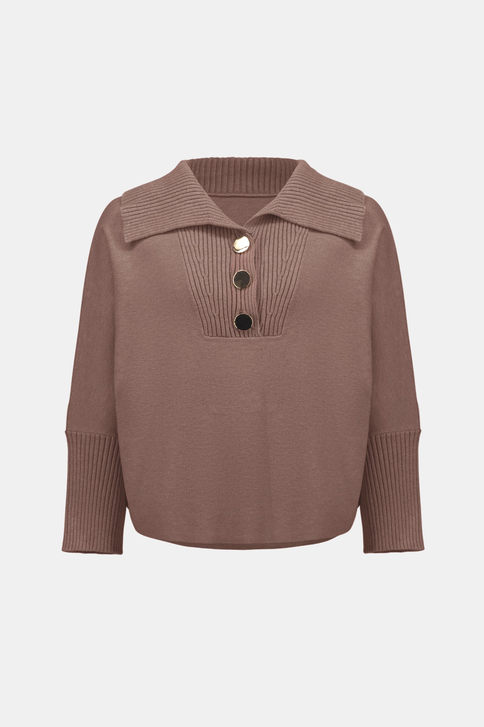 Brushed Viscose And Nylon Shawl-Neck Sweater