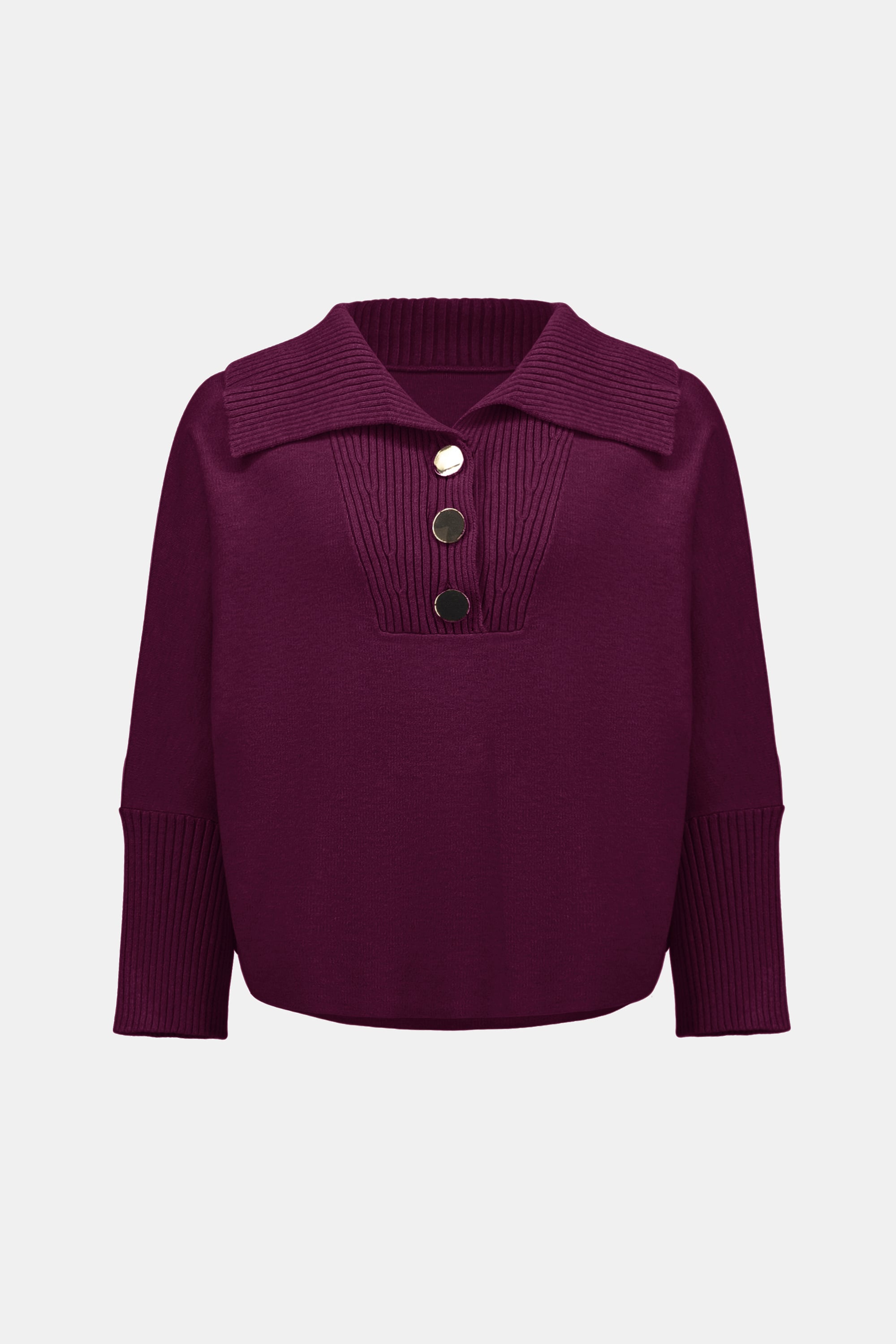 Brushed Viscose And Nylon Shawl-Neck Sweater