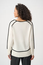 Cashmere And Wool Contrast trim Sweater