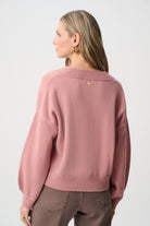 Brushed Knit V-Neck Boxy Cardigan