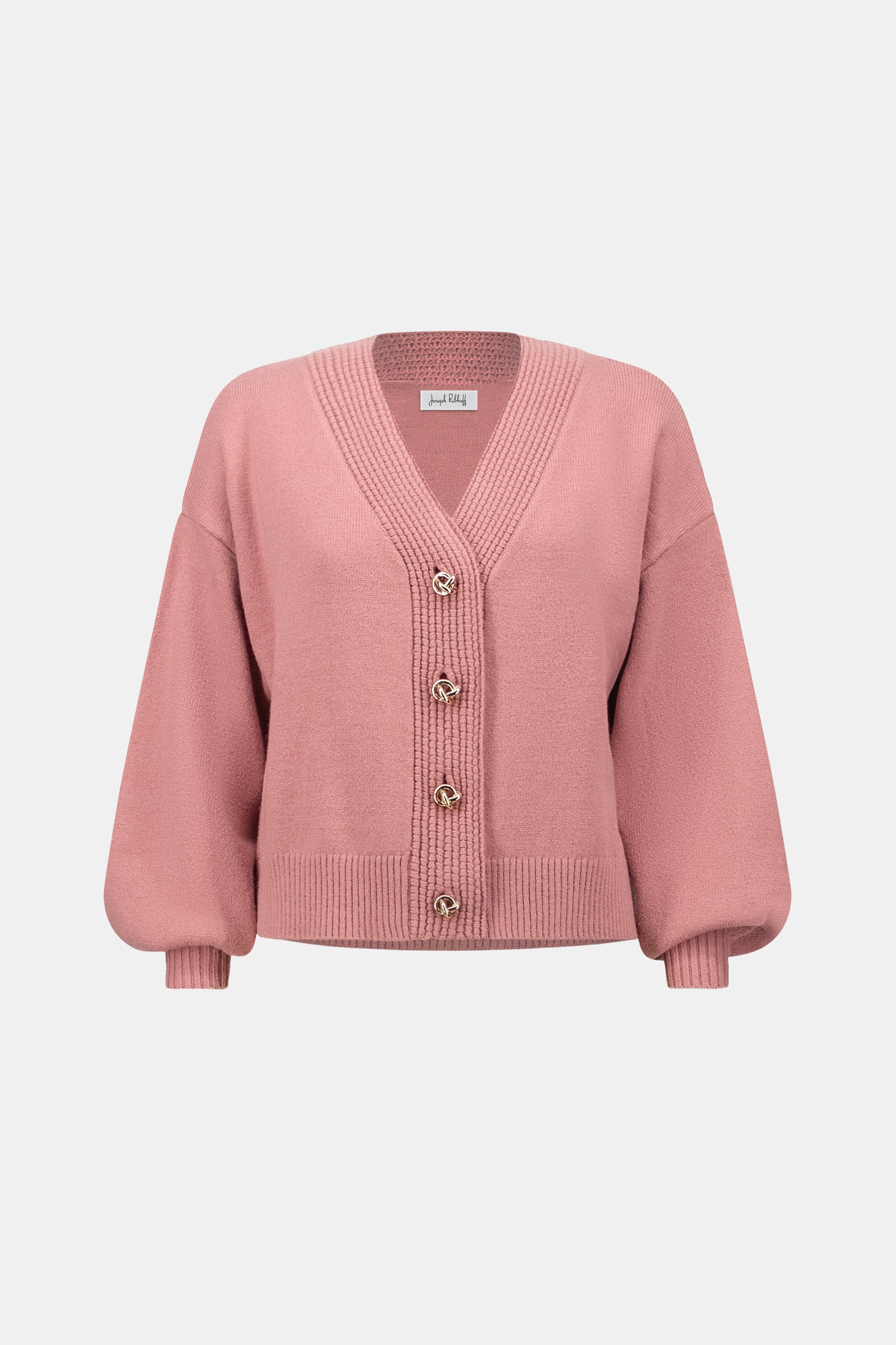 Brushed Knit V-Neck Boxy Cardigan