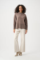 Wool Boxy Crewneck Sweater