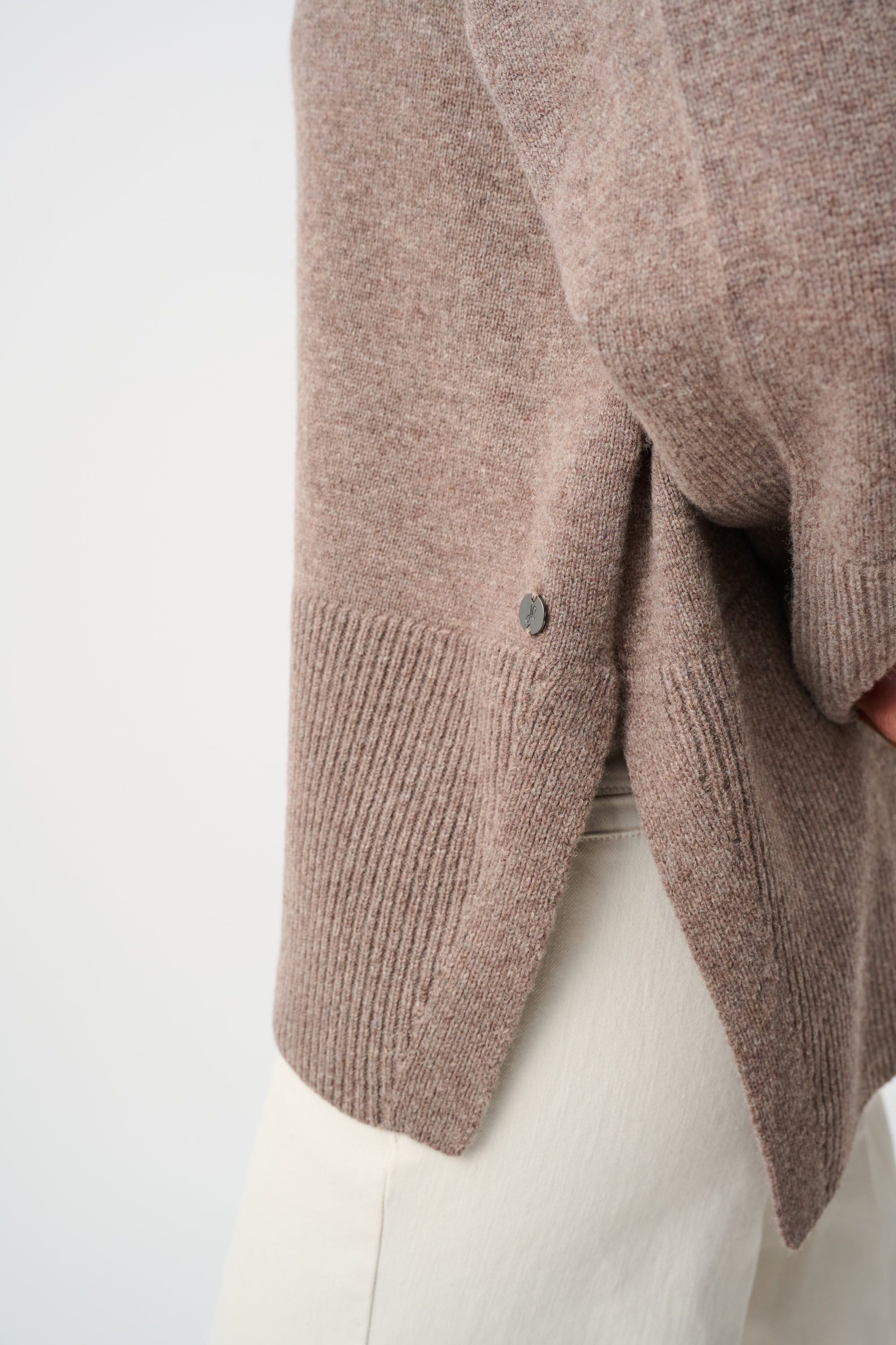 Wool Boxy Crewneck Sweater