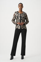 Leatherette And Mesh Embroidered Jacket
