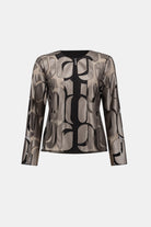 Leatherette And Mesh Embroidered Jacket