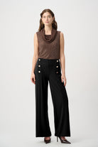 Joseph Ribkoff Sailor Wide-Leg Pants-264087, colour 11