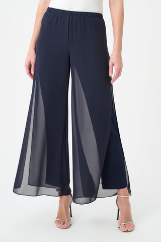 Joseph Ribkoff Chiffon Wide-Leg Pull-On Pants-264729