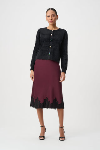 Joseph Ribkoff Bejeweled Crewneck Cardigan-264924