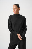 Joseph Ribkoff Sequin Mock-Neck Sweater-264930, colour 11