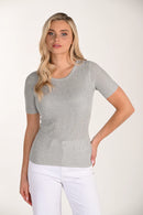 Frank Lyman Embellished Crew Neck Pullover-266563