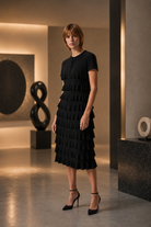 Joseph Ribkoff Ruffle Dress-211350TT