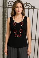 IC Collection Reversable V-Neck Top-IC-1986T/1932T