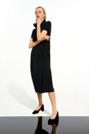 Joseph Ribkoff Cocoon Dress With Memory Funnel Collar-261633