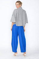 IC Collection Origami Shirt with Flower-IC-7627T