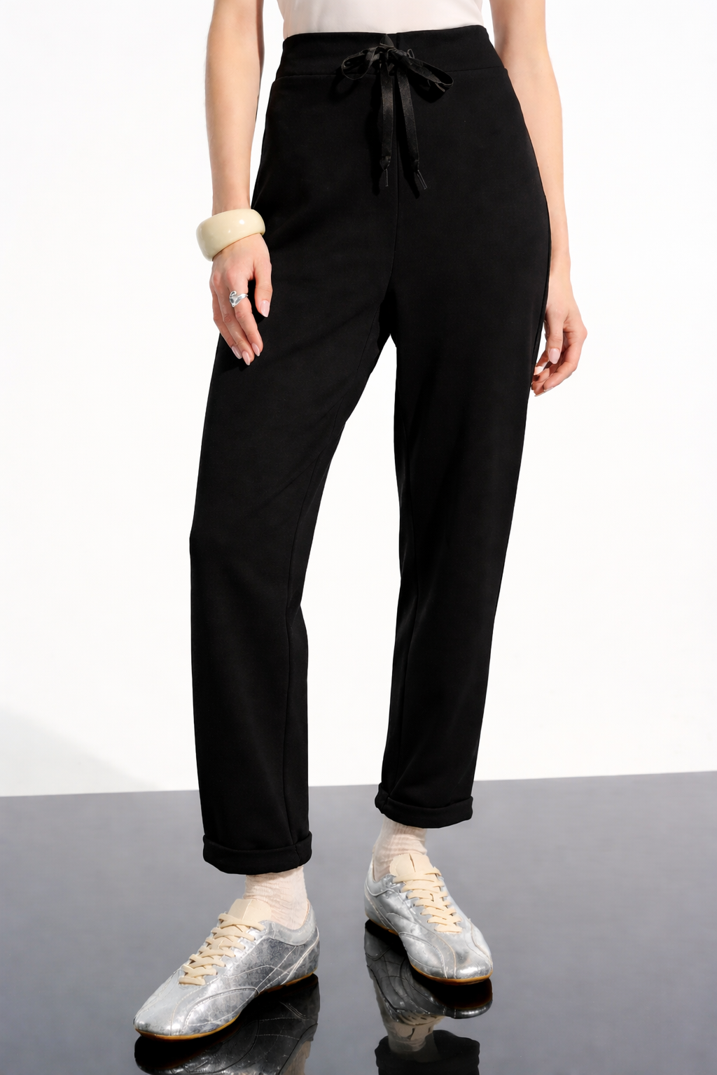 Joseph Ribkoff Scuba Jersey Pull-On Jogger Pants With Drawstring Waist-261606