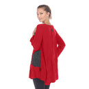 Moonlight Crinkle Textured Tunic W/ Pockets -2754