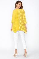 IC Collection Dot Print Asymmetrical Top-C1062T
