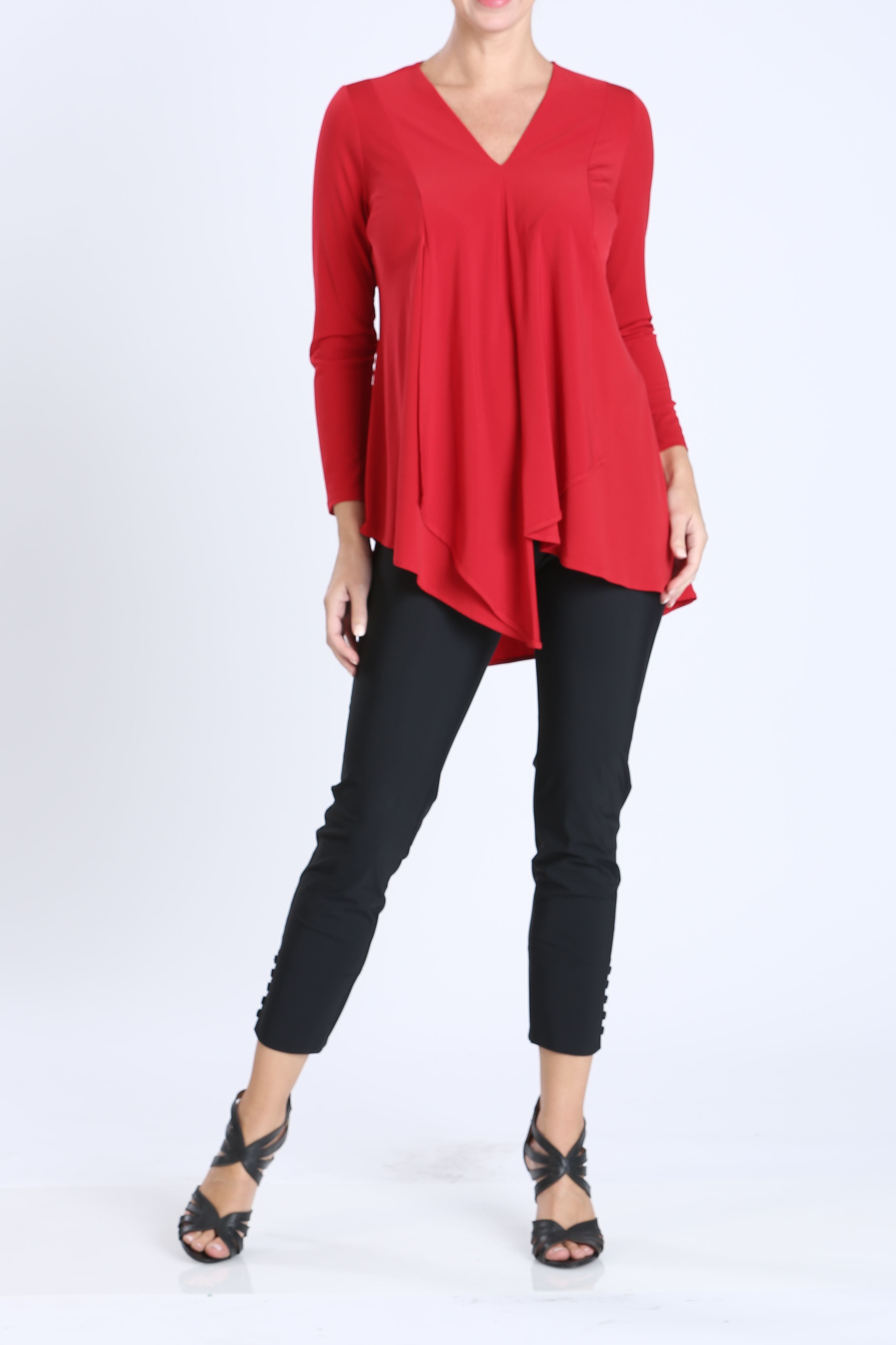 IC Collection V-Neck Tunic-IC-3878T