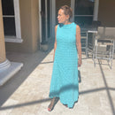 Asymmetrical Cut Front and Back Dress 7044D