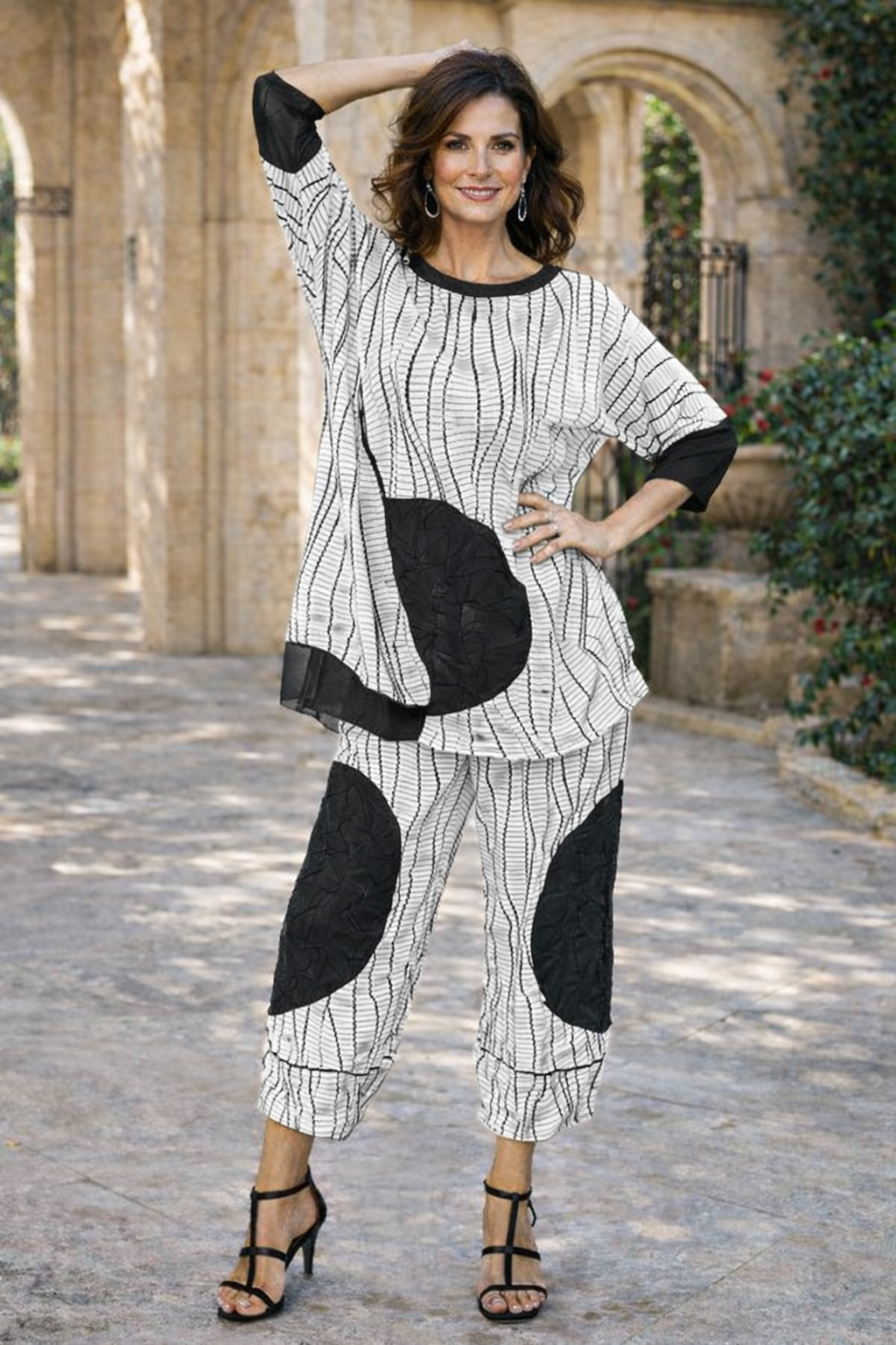 IC Collection Top With Mesh Sleeve | Unique Apparel USA