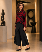 By JJ Abstract Cowl-Neck Topper-IP-406, view 6