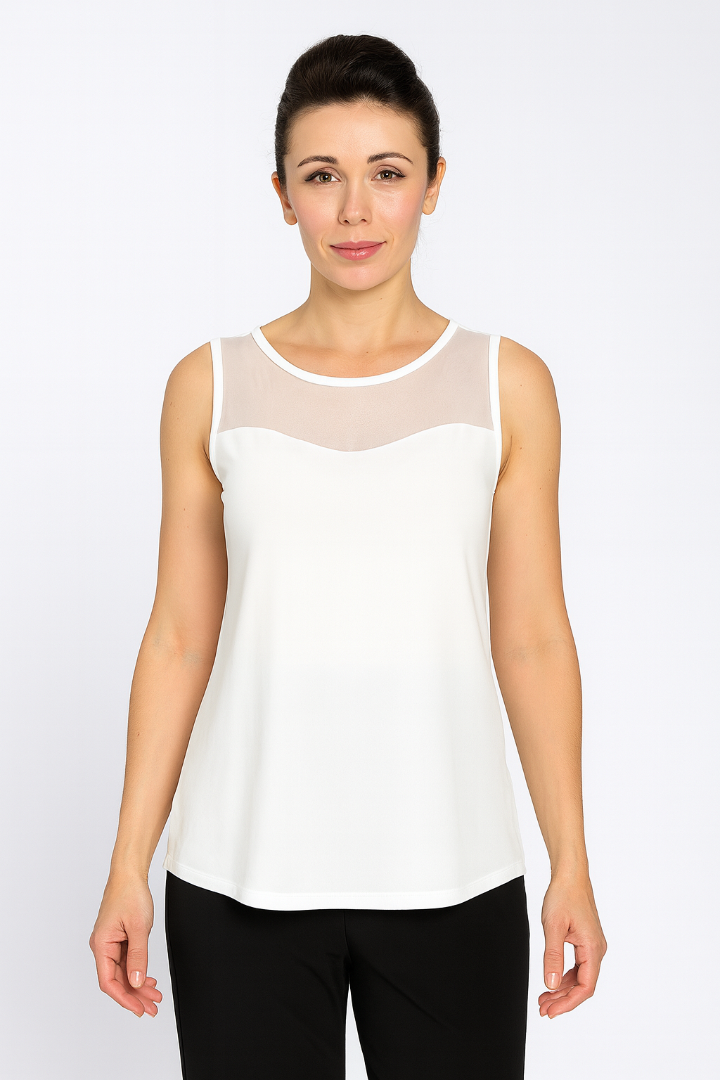 IC Collection Sleeveless Mesh Basic Top-IC-4689T