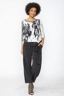 IC Collection Abstract Tie Top-C1073T