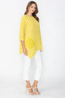 IC Collection Dot Print Asymmetrical Top-C1062T