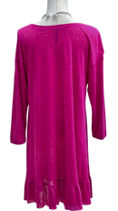 IC Collection Long Sleeve Linen Top-6313T
