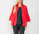 IC Collection Short Peplum Jacket-IC-4646J