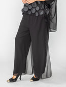 IC Collection Chiffon Layered Pant-IC-4690P
