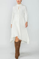 IC Collection Elegance Asymmetrical Dress-IC-4746D