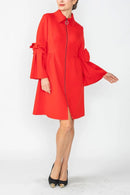 IC Collection Blow Sleeve Midi Jacket-IC-4747J