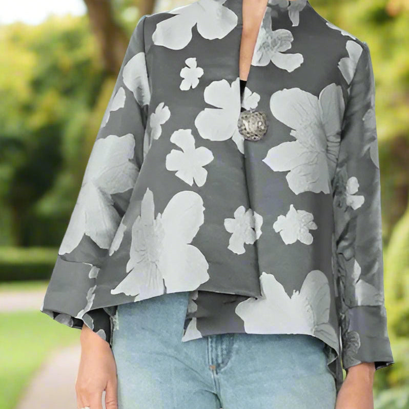 IC Collection One Button Blossom-IC-4758J – Unique Apparel USA
