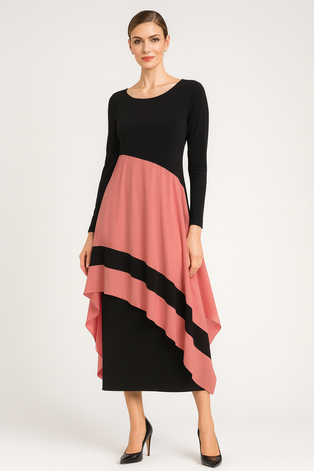 IC Collection Fashion Forward Dress-IC-5610D-C