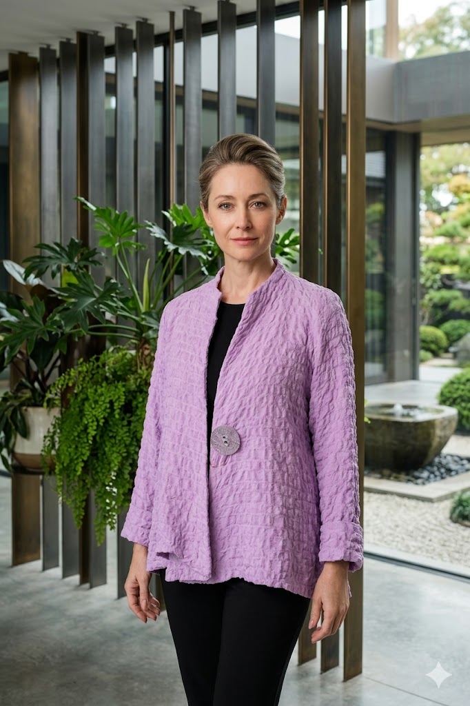 IC Collection Asymmetrical One Button Jacket-IC-4507J – Unique Apparel USA
