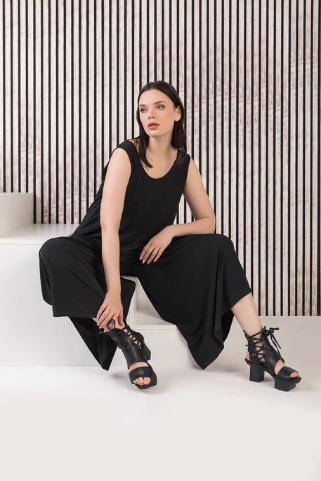 Kozan Dawn Jumpsuit-VG-11785-BLACK VOUGE