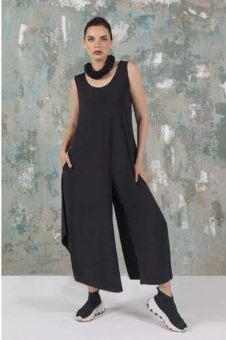 Kozan Dawn Jumpsuit-VG-11785-BLACK VOUGE