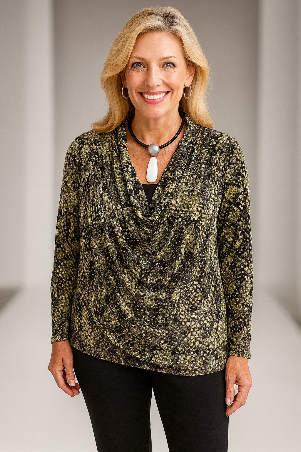 Comfy USA Linnea Crushed Print Topper-ES1145P