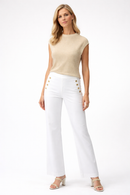 Joseph Ribkoff Sleeveless Knit Top with Iron Detail-254935