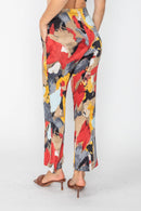 IC Collection Relaxed Fit Abstract Art Print Pant-IC-5417P