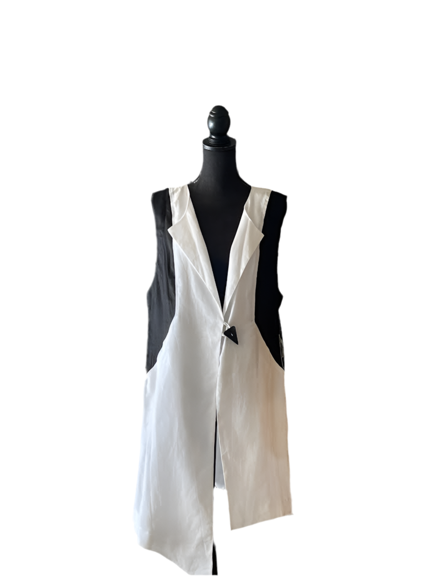 IC Collection Linen Vest-IC-8477V
