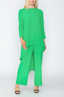 IC Collection Long Sleeve High Low Tunic-IC-5680T