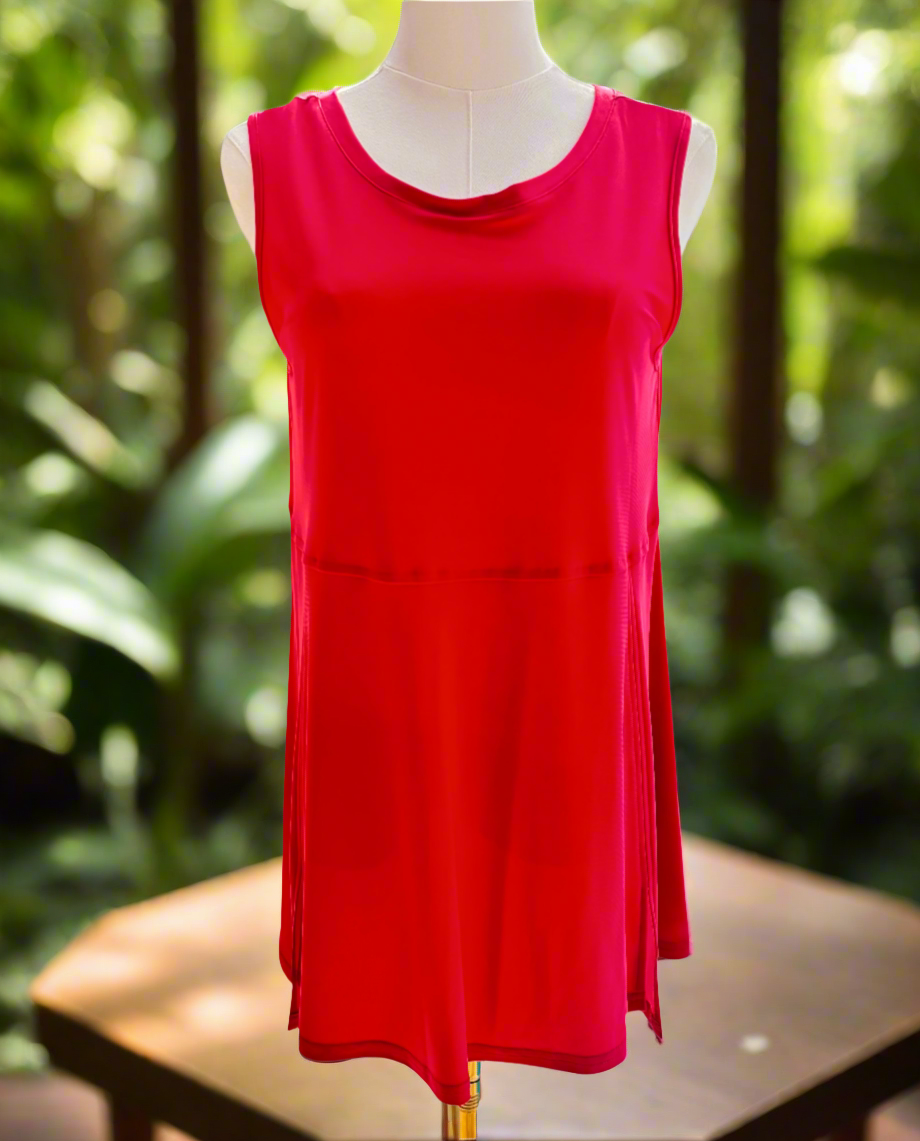 BY J.J Sleeveless Reversible Round or V Neck Tank-JJ-IT108