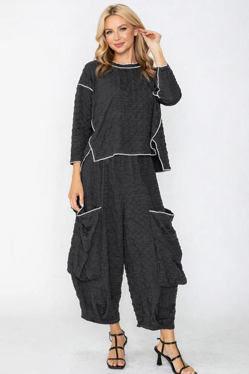 IC Collection Bubble Check Pant-C1122P