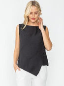 IC Collection Textured Sleeveless Top-IC-5743T