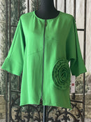 IC Collection Rose Piece Top/Jacket-IC-5862T