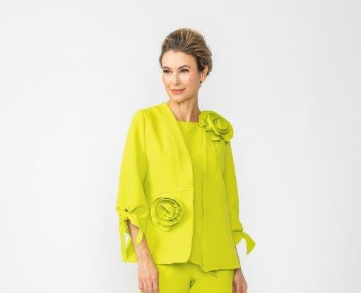 IC Collection Two Roses Jacket | Unique Apparel USA
